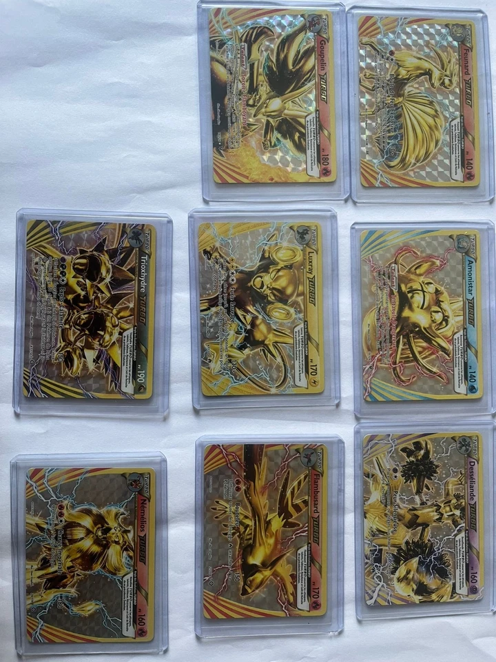 Lot de 8 cartes Pokemon Turbo sous blister: Desseliande-Amonistar-Goupelin..... - Photo 1/4
