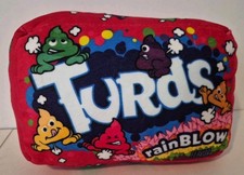 Turds Rainblow Poop Parody Nerds Candy Junk Food Doody Plush 8  inch