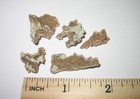 5pc SMALL RARE! SPARKLING NATURAL 0.5"-1.1" BROWN CHALCEDONY CRYSTALS INDIA 4.6g — photo 1