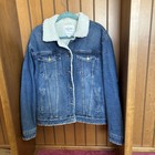 Lola Jeans Woman Sherpa Lined Jean Jacket