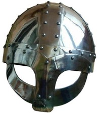 Handmade Viking Spectacle Helmet Polished Metal Norse Helmet