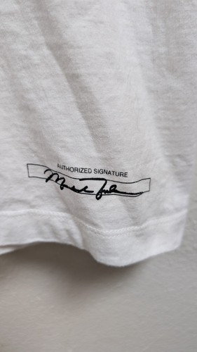 AIR Jordan Flight Club Official Member Logo White Crew Neck T-Shirt Men's XL - Picture 4 of 7