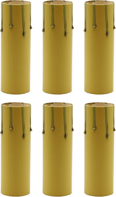 4 Inch Tall Fibre Drip Candle Covers for Medium Base E26 (Edison) Sockets | Whol