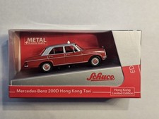 Schuco 1/64 Mercedes Benz 200 200D HONG KONG Taxi LIMITED EDITION Brand NEW