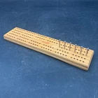 Vintage Coca-Cola Cribbage Board with Six Metal Pegs