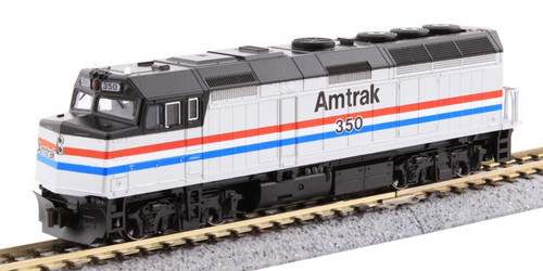 KATO 1766108 ESCALA N EMD F40PH Amtrak Ph III #350 SIN luces de zanja 176-6108 DC | Zustand: New