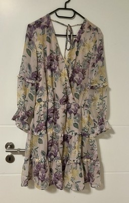 Kleid Mohito Florales Muster Größe 42 XL sehr guter Zustand