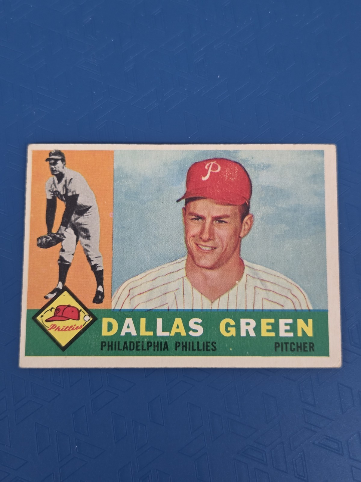 1960 Topps RC #366 Dallas Green Philadelphia Phillies BASEBALL Card K3