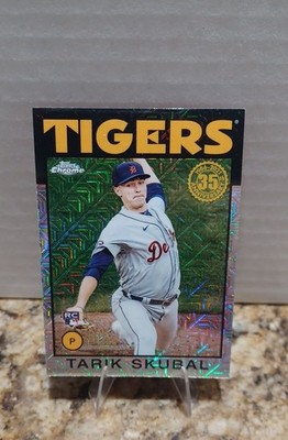 2021 Topps - Silver Pack Series 2 1986 Topps Chrome Baseball Tarik Skubal...