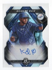 2018 Bowman Platinum Cut AUTOGRAPH  #/25 Keibert Ruiz #PCA-KR ROOKIE DODGERS