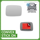 Right hand Driver side for Nissan X-Trail 2001-2007 stick-on mirror glass