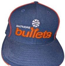Baltimore Bullets 7 1/2 Hardwood Classics Hat Cap New Era 59fifty Reebok NBA