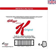 Nutritious Special K Cereal - Pack of 4 (4 x 500g), Low Fat & Vitamin-Enriched