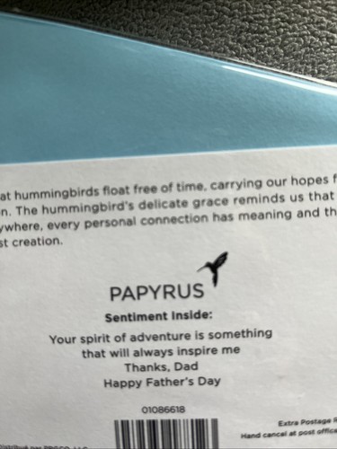Papyrus Father’s Day card - Picture 2 of 2