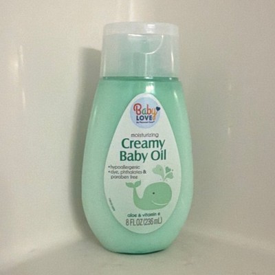 BabyLove Creamy Baby Oil Aloe & Vitamin E 8 fl oz - MPN PR801225211814