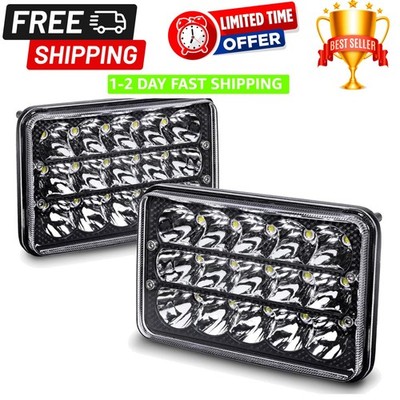 TRUE MODS 2pc 4x6 LED Headlights for Peterbilt Kenworth - Ultimate Visibility