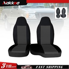 Fits For Ford Ranger 2004-2012 6040 Hiback Car Seat Covers Deep-gray W Hooks