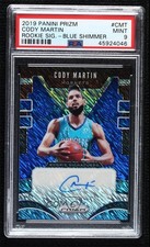 2019 Prizm Rookie Signatures FOTL Blue Shimmer Cody Martin PSA 9 MINT Auto ow1