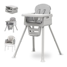 3-in-1 High Chair for Babies and Toddlers, Infant to Toddler Seating Dining
