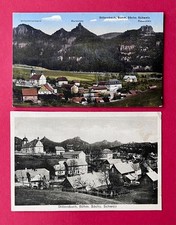 2 x AK DITTERSBACH in Böhmen um 1920/30 Ortsansichten    ( 172449