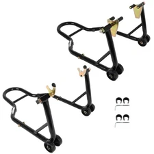 Front & Rear Bike Motorcycle Stand Forklift Paddock Swing arm Spool Wheel Lift