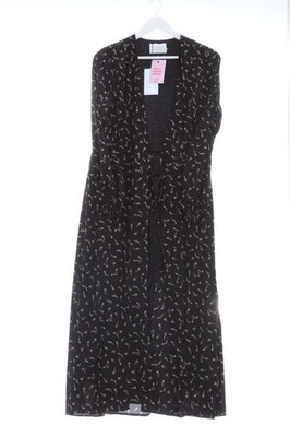 SISTERS POINT Wickelkleid Damen Kleid Gr. DE 38 schwarz-khaki-creme Casual-Look