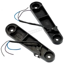 Joker Machine Black Smooth LED Streamliner Front Turn Signals - 05-211-1