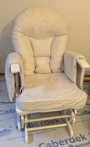 yellow nursing chair