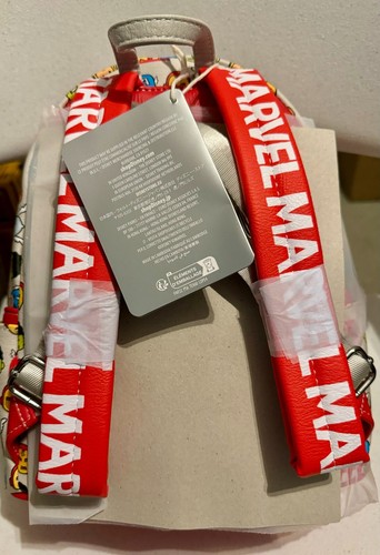 Disney Parks: Loungefily: Marvel Niños Personajes Caras Mini Mochila ¡NUEVA CON ETIQUETAS! - Imagen 3 de 5