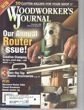 Woodworkers Journal Magazine Back Issue December 2004 Volume 28 6