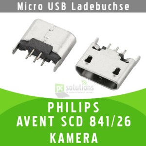✅ PHILIPS AVENT SCD 841/26 KAMERA Micro USB Ladebuchse Buchse Port Connector