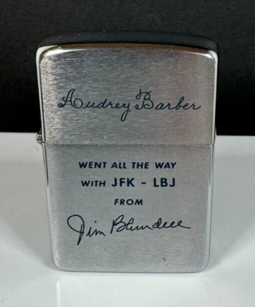 【未使用】ZIPPO ジッポー JFK ジョン・F・ケネディ ZIPPO JOHN F. KENNEDY ケネディ 未使用 1964（ZIPPOライター
