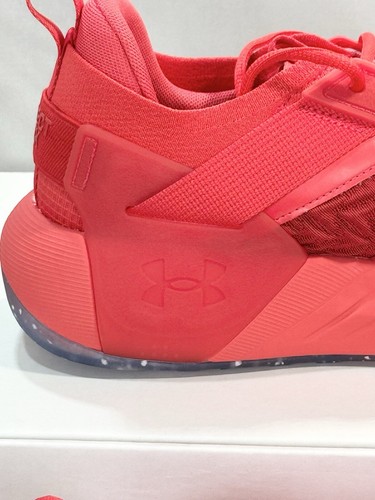 Talla 11 Under Armour Project Rock 6 Zapatos de Entrenamiento Vacacional Rojo 2023 - Imagen 6 de 11