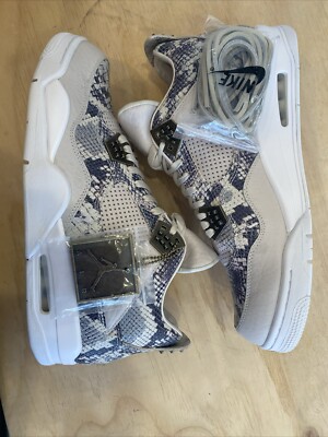 Size 13 - Air Jordan 4 Retro Premium Snakeskin for sale online | eBay