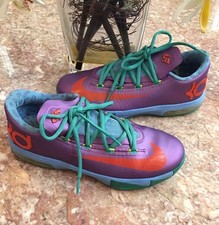 Nike KD VI 6 Rugrat GS Kids 599477-500 Durant Youth Boy's Nickelodeon Sz 5Y EUC