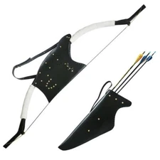 Archery Traditional Recurve Bow Case Waist Quiver Hip Quiver Set for Bow Hunting