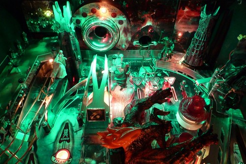 DATA EAST Teenage Mutant Ninja Turtles Pinball PLAYFIELD Light Mod BLUE - Picture 5 of 7