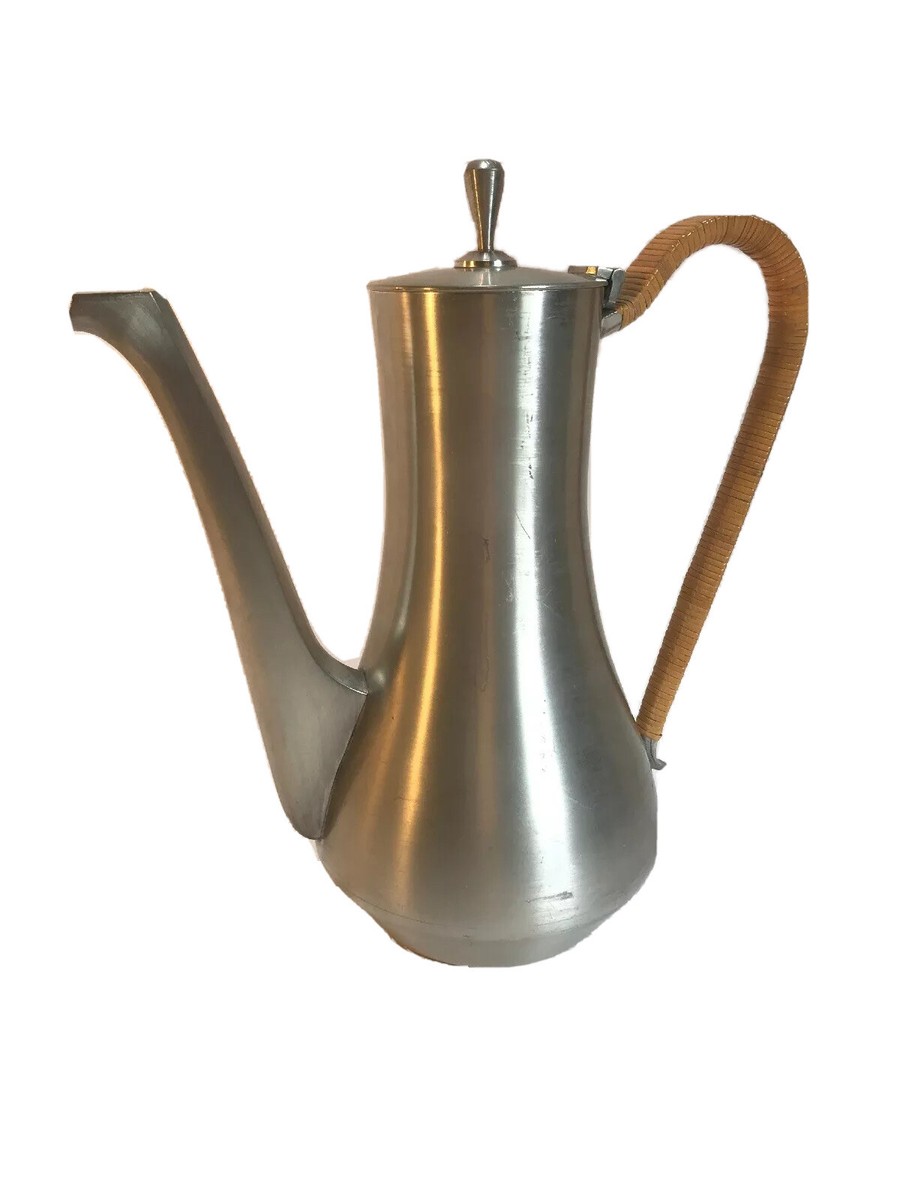 Selangor Pewter Tea Coffee Pot Sugar & Creamer Set MCM