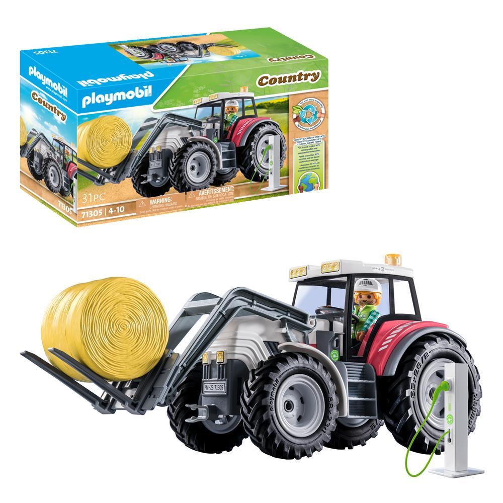 Juguete Tractores Playmobil Playmobil 71442 Tractor Con Cuba Y
