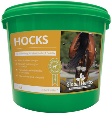 Global Herbs Hocks Komfort Gleitmittel Flexibilität steifes Gelenk Pferd Ergänzung