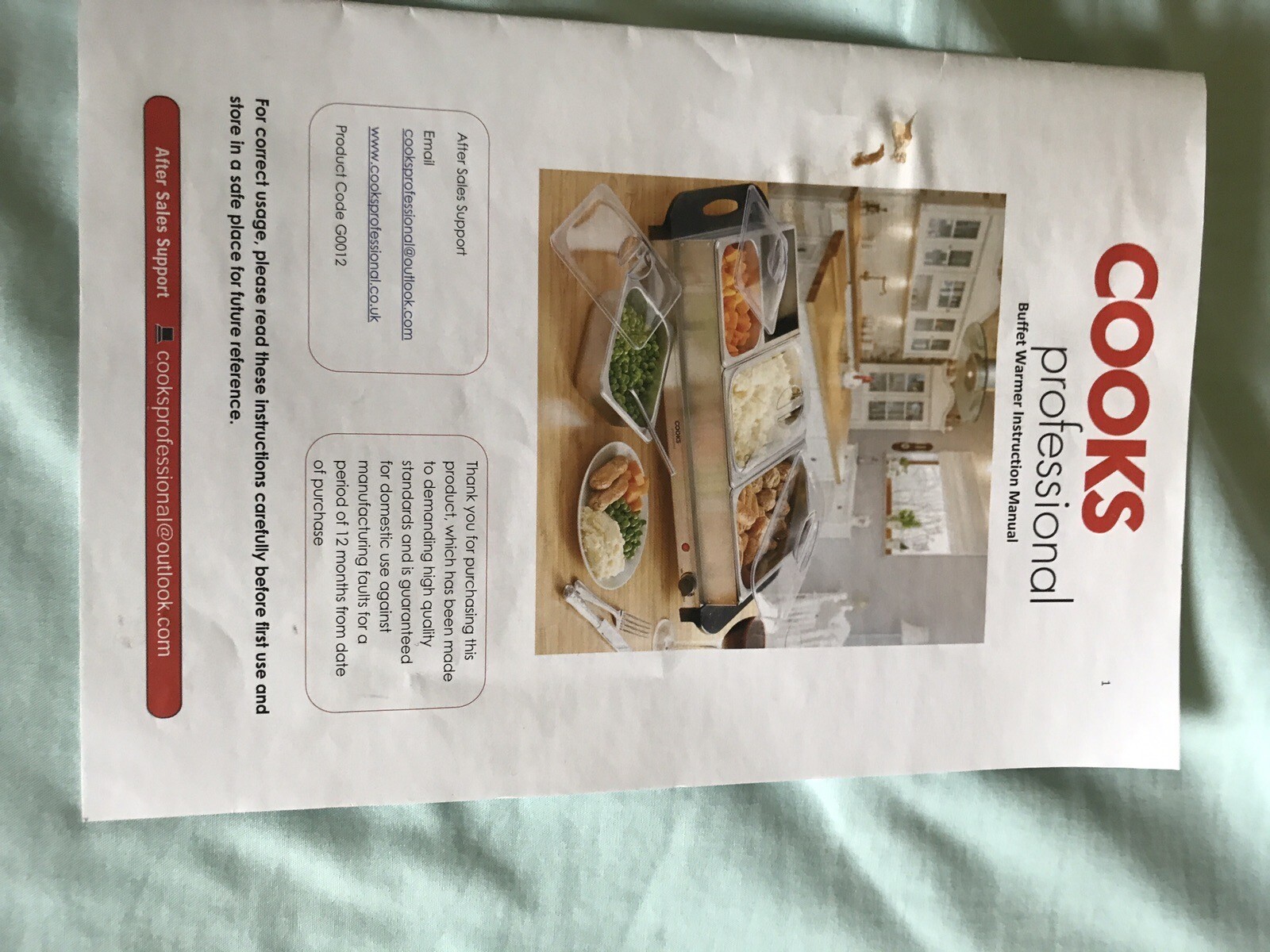 Cooks professional hot plate buffet server food warmer eBay