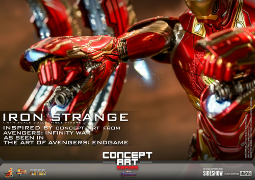 PERSONAGGIO IRON STRANGE HOT TOYS (AVENGERS ENDGAME) MMS606D41 SIGILLATO MERAVIGLIA NUOVO - Foto 5 di 5