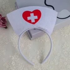 Cosplay Nurse Hat Headband Party Costume Halloween Hairband Hair Accessories