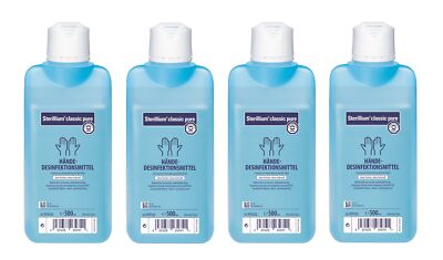  Sterillium classic pure Händedesinfektion 4 x 500 ml | Bode / Paul Hartmann AG 