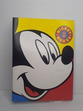 Vintage Disney MICKEY MOUSE Color Block Photo Album Binder by Holson USA