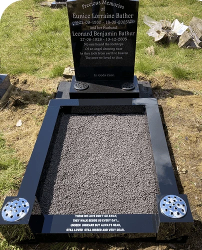 Black stones cheap for graves