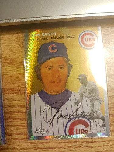 2023 Topps Chrome Platinum Prism #481 Ron Santo Cubs - Combined Shipping!