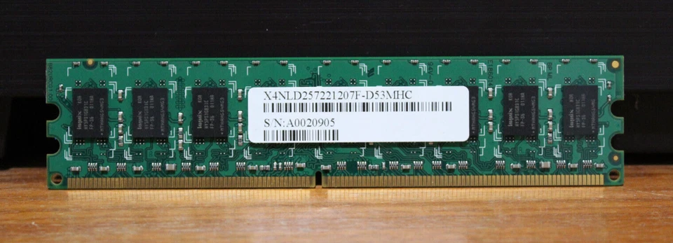 MEMORIA NETLIST NLD257221207F-D53MHC 2 GB PC2 5300F DDR2 DIMM - MEM-0095-00 Foto 2 de 2