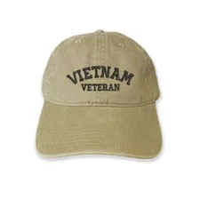 Vietnam Veteran Letters hat baseball hat veteran cap embroidered ballcap