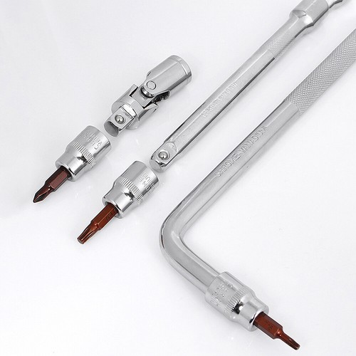 3/8" Torx, Sechskant, Kreuz, Schlitz, Pozi Bits Steckschlüssel Bit-Einsatz Nuss - Bild 8 von 44